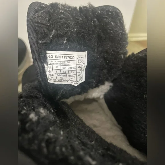 UGG Neumel Strap Boots Womens 10 Suede Shearling Lined Cozy Winter Shoes Warmed - Picture 4 of 6